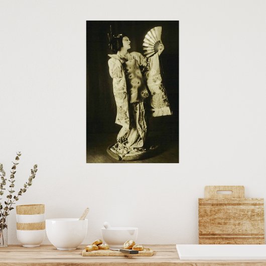 japans geisha - poster (Keuken)