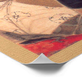 Japans Geisha Retro Art Poster (Hoek)