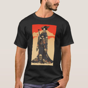 Japans Geisha Skelet Geisha Skull T-shirt