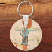 Japans Geisha Sleutelhanger (Voorkant)