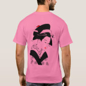 Japans Geisha T-shirt (Achterkant)