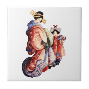 Japans Geisha Tegeltje
