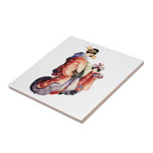 Japans Geisha Tegeltje (Zijkant)