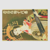  Japans Geisha, Wasaga Paper Umbrella Art Tissuepapier (Voorkant)