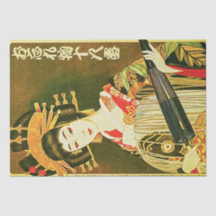  Japans Geisha, Wasaga Paper Umbrella Art Tissuepapier