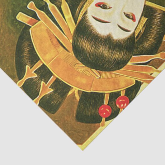  Japans Geisha, Wasaga Paper Umbrella Art Tissuepapier (Detail)