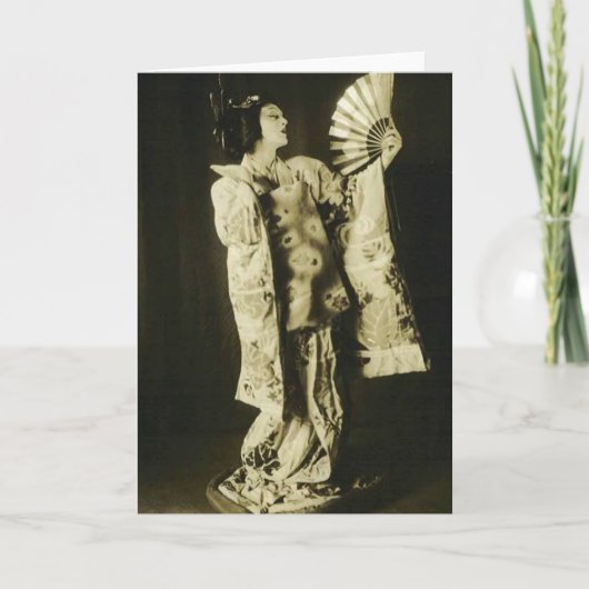 Japans geishawenskaart kaart (Voorkant)