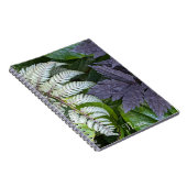 Japans gekleurde fern en olievlek notitieboek (Rechterzijde)