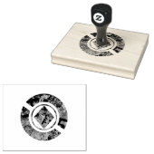 Japans GeoDesign Rubberstempel (Gestempeld)