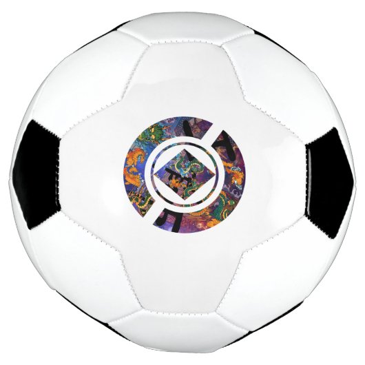 Japans GeoDesign Voetbal (Gedraaid)
