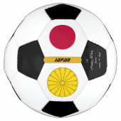 Japans Gepersonaliseerd, Vlag, Foto Voetbal (Voorkant)