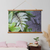 Japans geschilderd fern en zwarte cohosh Floral Hangend Wandkleed (Slaapkamer)