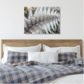 Japans geschilderde Fern Floral Canvas Afdruk (Insitu (Slaapkamer))