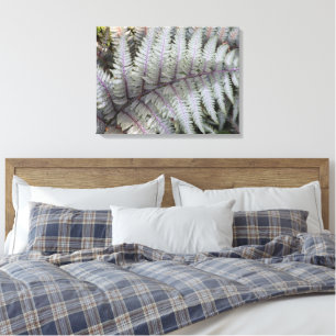 Japans geschilderde Fern Floral Canvas Afdruk