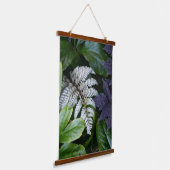 Japans geschilderde Fern Floral Hangend Wandkleed (Gebogen)