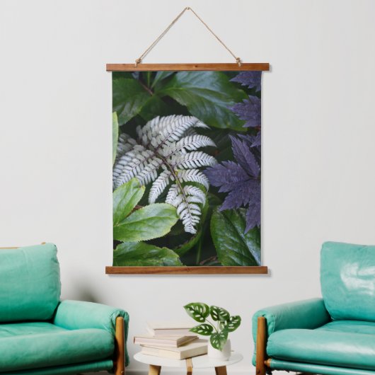 Japans geschilderde Fern Floral Hangend Wandkleed (Woonkamer)