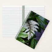 Japans geschilderde Fern Floral Notitieboek (Binnen)