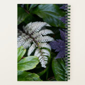 Japans geschilderde Fern Floral Notitieboek (Achterkant)
