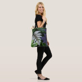 Japans geschilderde Fern Floral Tote Bag (Op model)