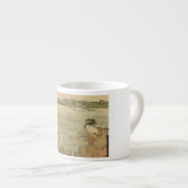 Japans Gevist Woodblock Fishermen Espresso Kop (Voorkant rechts)