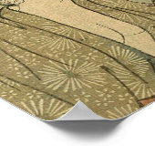 Japans Gevist Woodblock Fishermen Poster (Hoek)