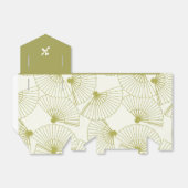 Japans gevouwen ventilatordoos bedankdoosjes (Uitgevouwen)