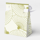 Japans gevouwen ventilatordoos bedankdoosjes (Achterkant)