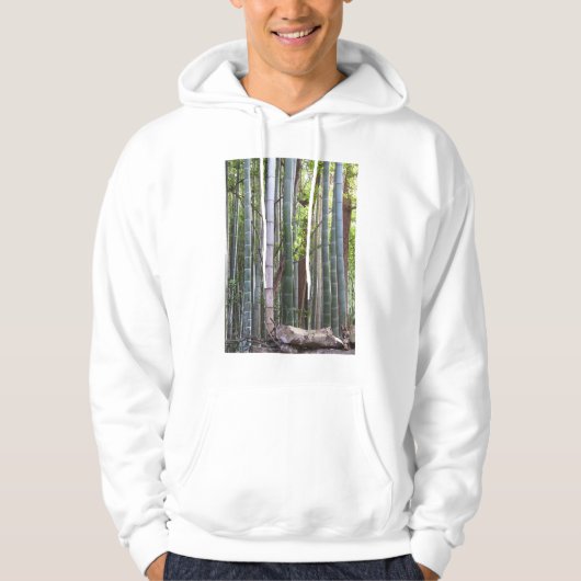 Japans Giant Bamboo Forest, Sagano, Kyoto, Japan Hoodie (Voorkant)