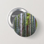 Japans Giant Bamboo Forest, Sagano, Kyoto, Japan Ronde Button 5,7 Cm (Voorkant /achterkant)