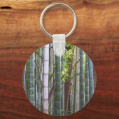 Japans Giant Bamboo Forest, Sagano, Kyoto, Japan Sleutelhanger (Voorkant)