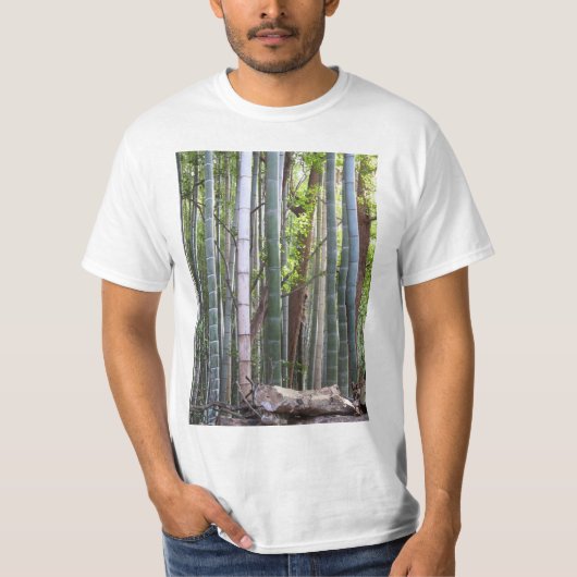 Japans Giant Bamboo Forest, Sagano, Kyoto, Japan T-shirt (Voorkant)
