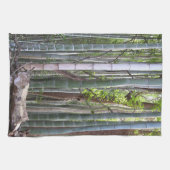 Japans Giant Bamboo Forest, Sagano, Kyoto, Japan Theedoek (Horizontaal)