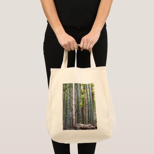 Japans Giant Bamboo Forest, Sagano, Kyoto, Japan Tote Bag (Voorkant (product))