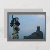 Japans Giant Robot-beeld Briefkaart (Voorkant / Achterkant)