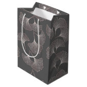 Japans Ginkgo-bladpatroon Medium Cadeauzakje (Achterkant Gekanteld)
