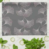 Japans Ginkgo-bladpatroon Theedoek (Gevouwen)