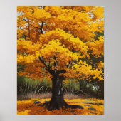 Japans Ginkgo Tree Art Print Poster (Voorkant)