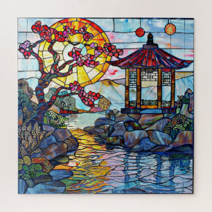 Japans Glas in lood kunstpuzzel Legpuzzel