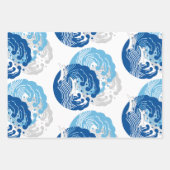 japans golfontwerp inpakpapier vel (Voorkant 3)