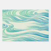 japans golfontwerp inpakpapier vel (Voorkant 2)