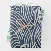 japans golfontwerp inpakpapier vel (In situ)