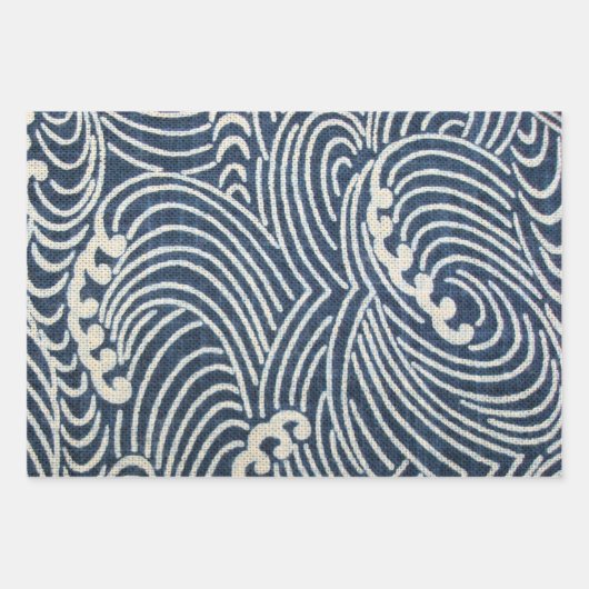 japans golfontwerp inpakpapier vel (Voorkant)