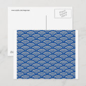 Japans golfpatroon briefkaart (Voorkant / Achterkant)