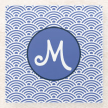 Japans golfpatroon en monogram