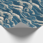 Japans golfpatroon — omslagpapier cadeaupapier (Hoek)