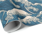 Japans golfpatroon — omslagpapier cadeaupapier (Rol Hoek)