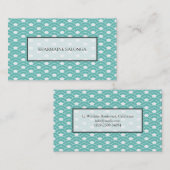 Japans golfpatroon Seigaiha Visitekaartje (Voorkant / Achterkant)