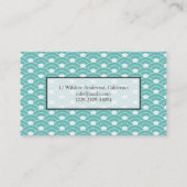 Japans golfpatroon Seigaiha Visitekaartje (Achterkant)