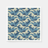 Japans golfpatroon servetten (Voorkant)