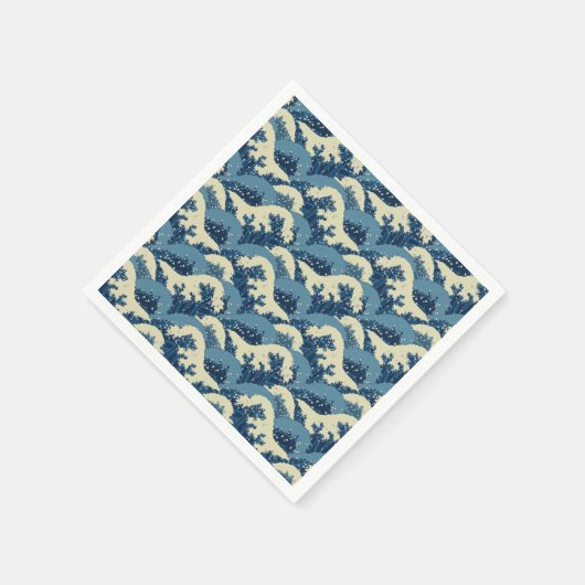 Japans golfpatroon servetten (Hoek)